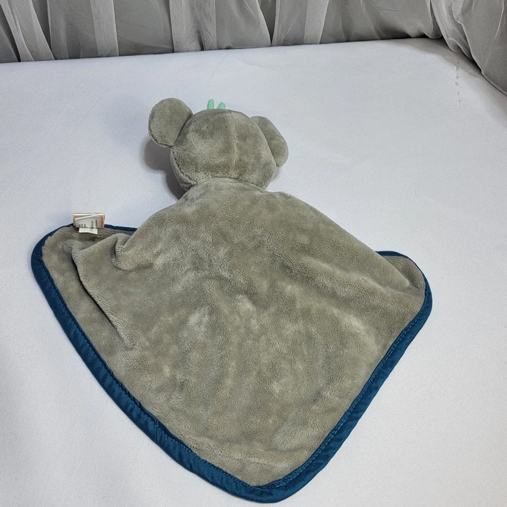 Koala‎ Stuffed Plush Lovey Blankie Grey Aqua Blue Cuddly Bear Blanket